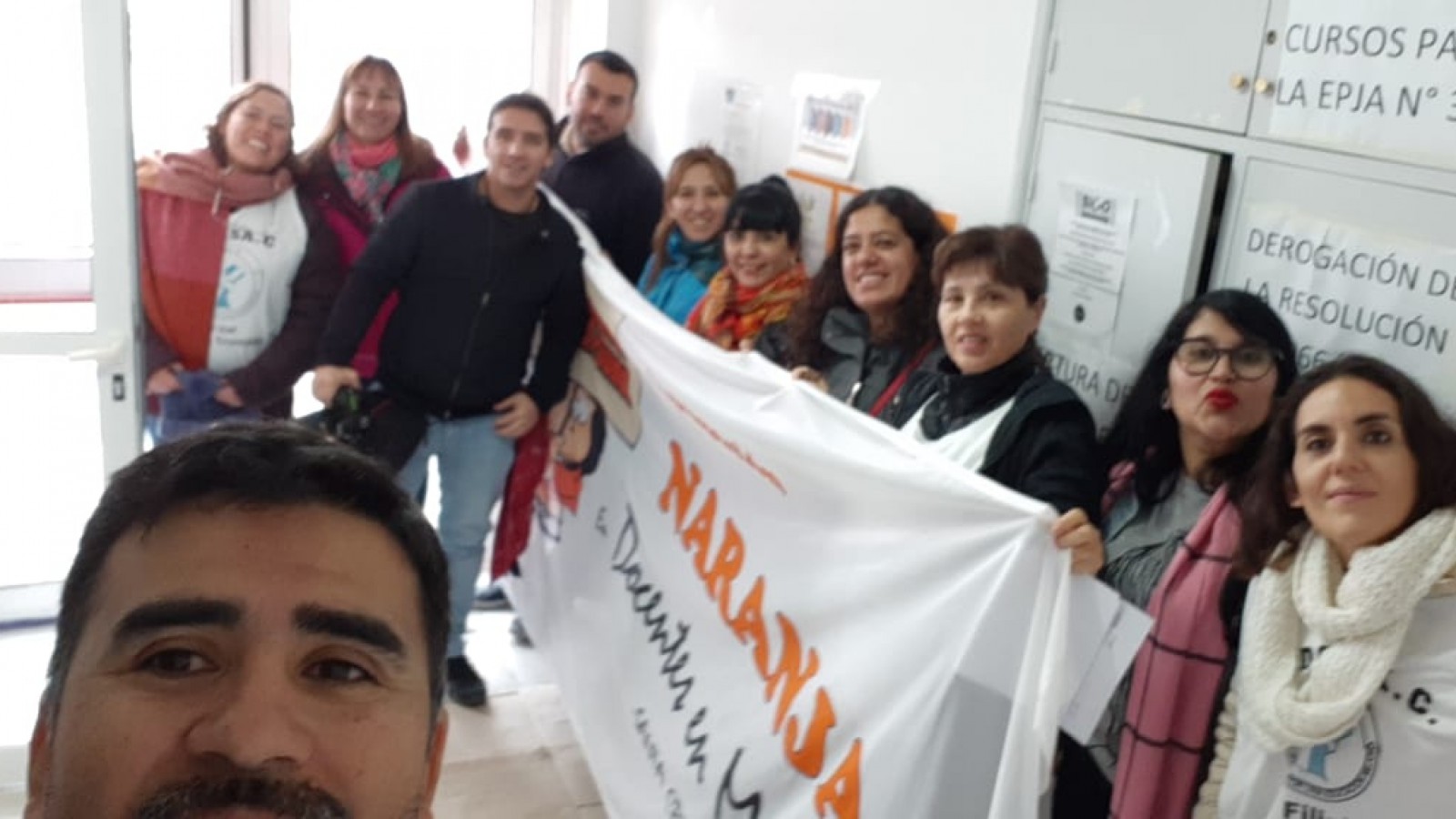 ADOSAC Pico Truncado se hizo presente en la Dirección Regional de Educación Zona Norte